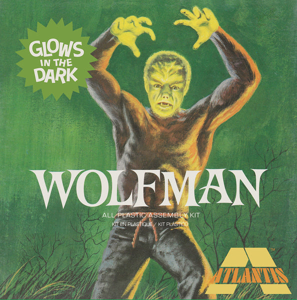 Atlantis Models Glow in the Dark Wolfman 1/8 Atlantis MADE IN THE USA