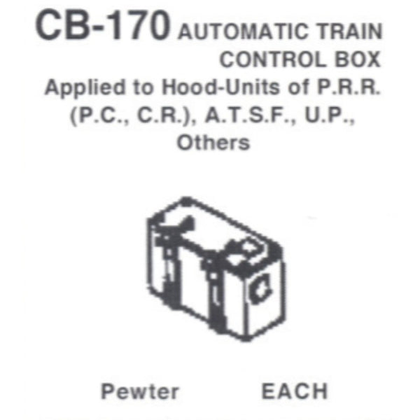 Details West 170 Auto Train Control Box: Hood Units - HO Scale Details West