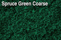 Scenic Express SPRUCE GREEN COARSE - 64 oz. Flock/Turf