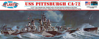 Atlantis Models USS Pittsburgh CA-72 heavy Cruiser Plastic Model Kit 1/490