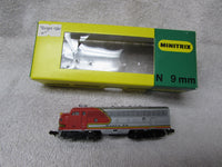 Minitrix Santa Fe EMD  F9