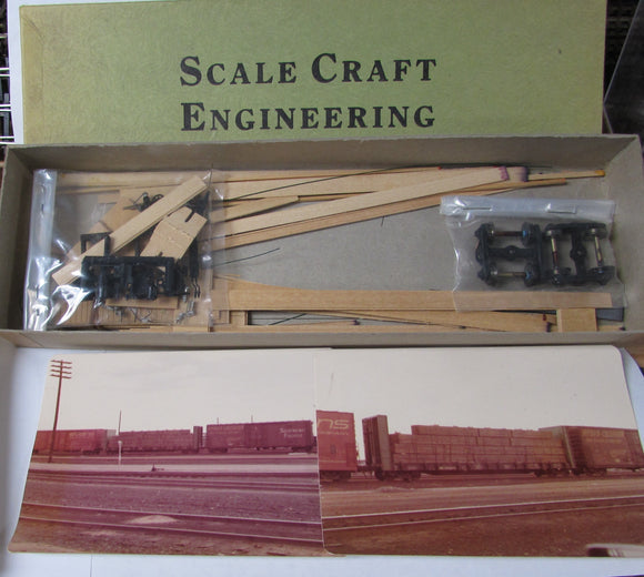 HO Scale Scale Craft Engineering UP Bulkhead Flat Craftsman Kit