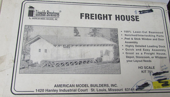 HO scale Line Side Structures Freight House Kit