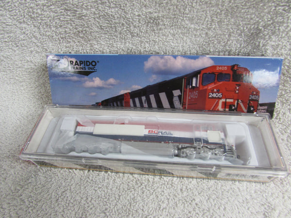 Rapido N 540550 Dash 8-40CM, BC Rail (Frame Stripe) #4621