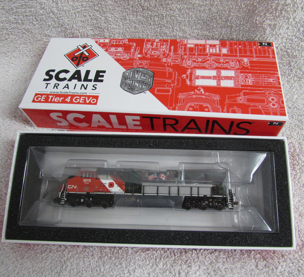 Rivet Counter N Scale GE ET44AC Tier 4 GEVo, Canadian National/100th A ...