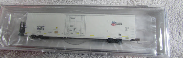 TrinityRail(R) 64' Modern Reefer w/Carrier Reefer Unit - Ready to Run -- Union Pacific ARMN #11339 (white, blue; Building America Logo)