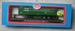 Model Power BN flat with trailer