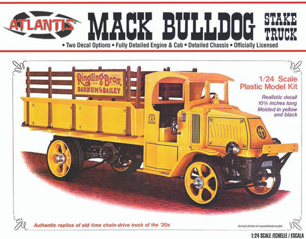 Atlantis Models MACK AC Bulldog Stake Truck 1/24 Atlantis