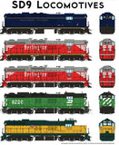 Rapido HO Scale SD9 DCC Sound -PRE ORDER-