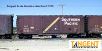 Southern Pacific (SP) Brown Repaint 1965+ SP 40′ Boxcar Rebuild w/ 10′ Door