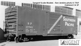 Southern Pacific (SP) Brown Repaint 1968+ SP 40′ Boxcar Rebuild w/ 10′ Door