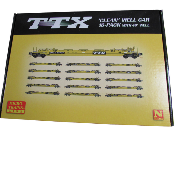 Micro Trains 99301760 N TTX Well Car set of 16