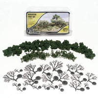 Woodland Scenics Tree Kit 3/4”-3” Green Deciduous