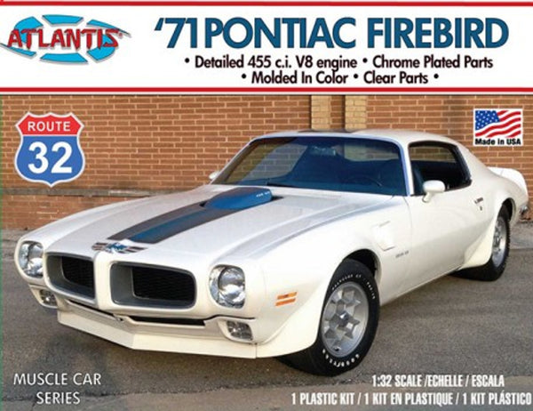 1971 Pontiac Trans Am Route 32 Car 1/32 Atlantis Models