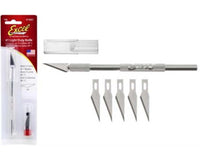 Excel K1 Light Duty Craft Hobby Knife w/(5) #11 Blades