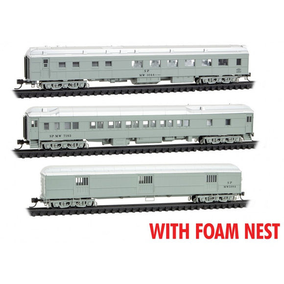 Micro Trains Line MOW Camp/Bunk Car Converted Troop Kitchen 2-Pack (Foam Nest)