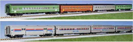 Kato USA Inc Rainbow-Era 8-Car Set Amtrak Mix