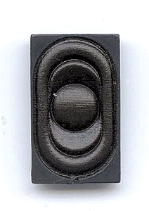 Speaker Oval 15 x 25mm, 8 Ohm, 1 Watt