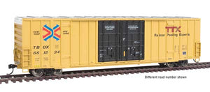 Walthers Mainline 60' High Cube Plate F Boxcar - Ready to Run -- Trailer Train TTX #662266 (red logo)