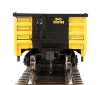 WalthersMainline 53' Railgon Gondola - Ready To Run Baltimore & Ohio #350270(patch; black, yellow)