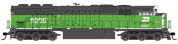 WalthersMainline BN EMD SD60M with 3-Piece Windshield - ESU DCC Sound