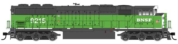 WalthersMainline BNSF EMD SD60M with 3-Piece Windshield - DCC READY