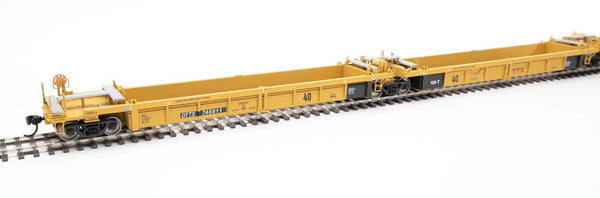 Walthers Mainline 910-55651 HO Thrall 5-Unit Rebuilt 40ft Well Car Set, Trailer-Train DTTX #748811 A-E