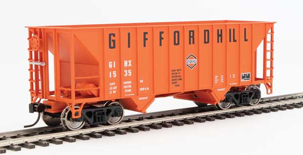 WalthersMainline 34' 100-Ton 2-Bay Hopper - Ready to Run Gifford Hill GIHX