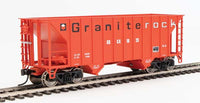 WalthersMainline 34' 100-Ton 2-Bay Hopper -Granite Rock GRCX