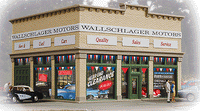 HO scale WalthersTrainline Wallschlager Motors