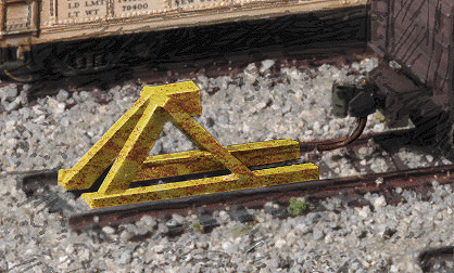 Walthers Cornerstone Track Bumper - Built-up Package of 5