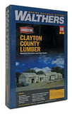 HO scale Walthers Cornerstone Clayton County Lumber