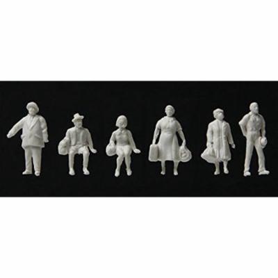 Walthers HO Traveling Figures Unpainted (72)