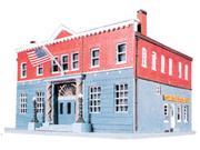 Life-like - Woodlawn Police Station -- Kit - 6-1/4 X 8-3/8" 15.9 X 21.3cm - Ho