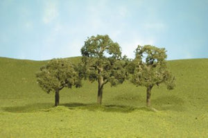 Bachmann HO Scale 2.5 - 3.5 Walnut Trees SceneScapes (3 PK)