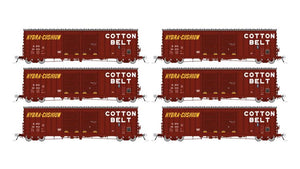 Rapido Trains Inc Pacific Car & Foundry B-70-69/71/75 Boxcar 6-Pack - Ready to Run
