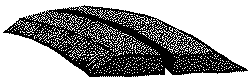 Midwest Products Co Inc Cork Roadbed - 36 x 1-1/8 x 1/8" 91.4 x 2.9 x .3cm