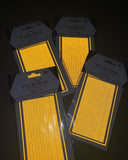 HO Scale Railroad Freight Car Yellow Reflective Markings Set