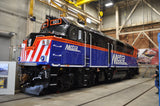 N Scale Metra F40PH-3 Blue & Black Locomotive Decal Set