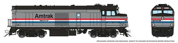 Rapido Trains Inc Amtrak NPCU DCC 90225