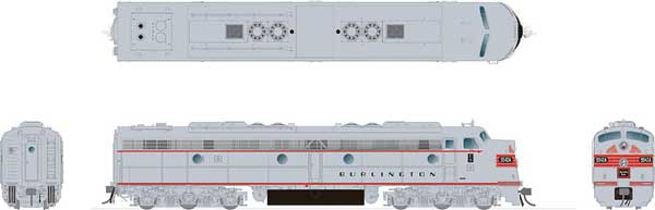 Rapido Trains Inc EMD E8A - Sound and DCC