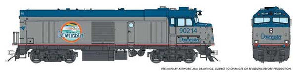 Rapido Trains Inc Amtrak NPCU Cabbage Cab Car - Sound and DCC