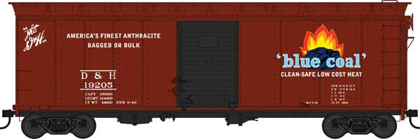 Bowser Manufacturing Co. 40' Single-Door Steel Boxcar