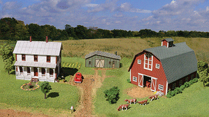N scale American Model Builders Midwest Farm Combo - LASERkit (R)