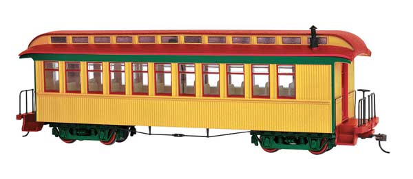 On30 Bachmann Industries Wood Coach/Observation - Ready to Run - Spectrum(R)