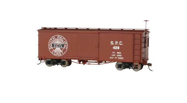 On30 Bachmann Industries Wood Boxcar - Ready to Run - Spectrum(R)