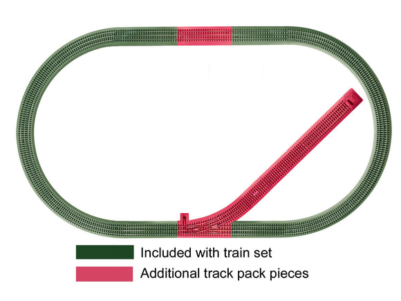 FASTRACK SIDING TRACK ADD-ON TRACK PACK