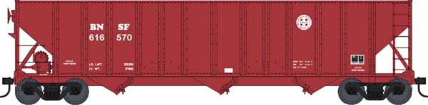 Bowser Manufacturing Co. 100-Ton 3-Bay Open Hopper - Ready to Run