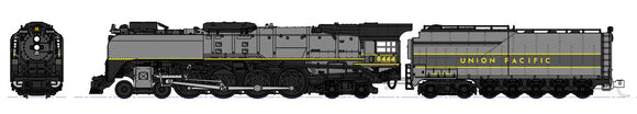 Kato USA Inc Class FEF-3 4-8-4 - Standard DC Union Pacific #8444 (Greyhound 2-Tone Gray)