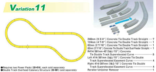 Kato USA Inc V11 Double Track Set - Unitrack